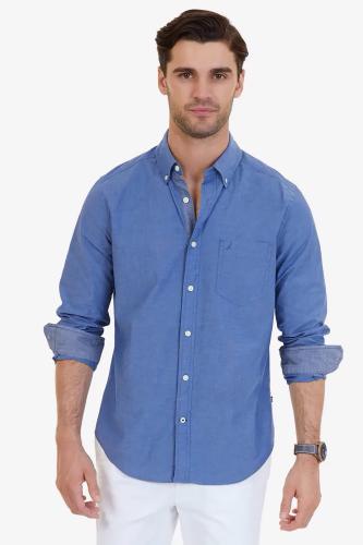 Nautica ανδρικό πουκάμισο classic fit - W73000 Μπλε